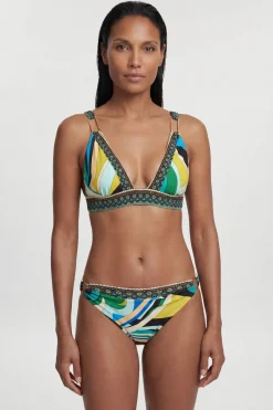 Haut De Bikini À Imprimé Placé