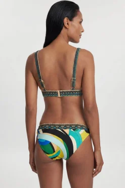 Haut De Bikini À Imprimé Placé