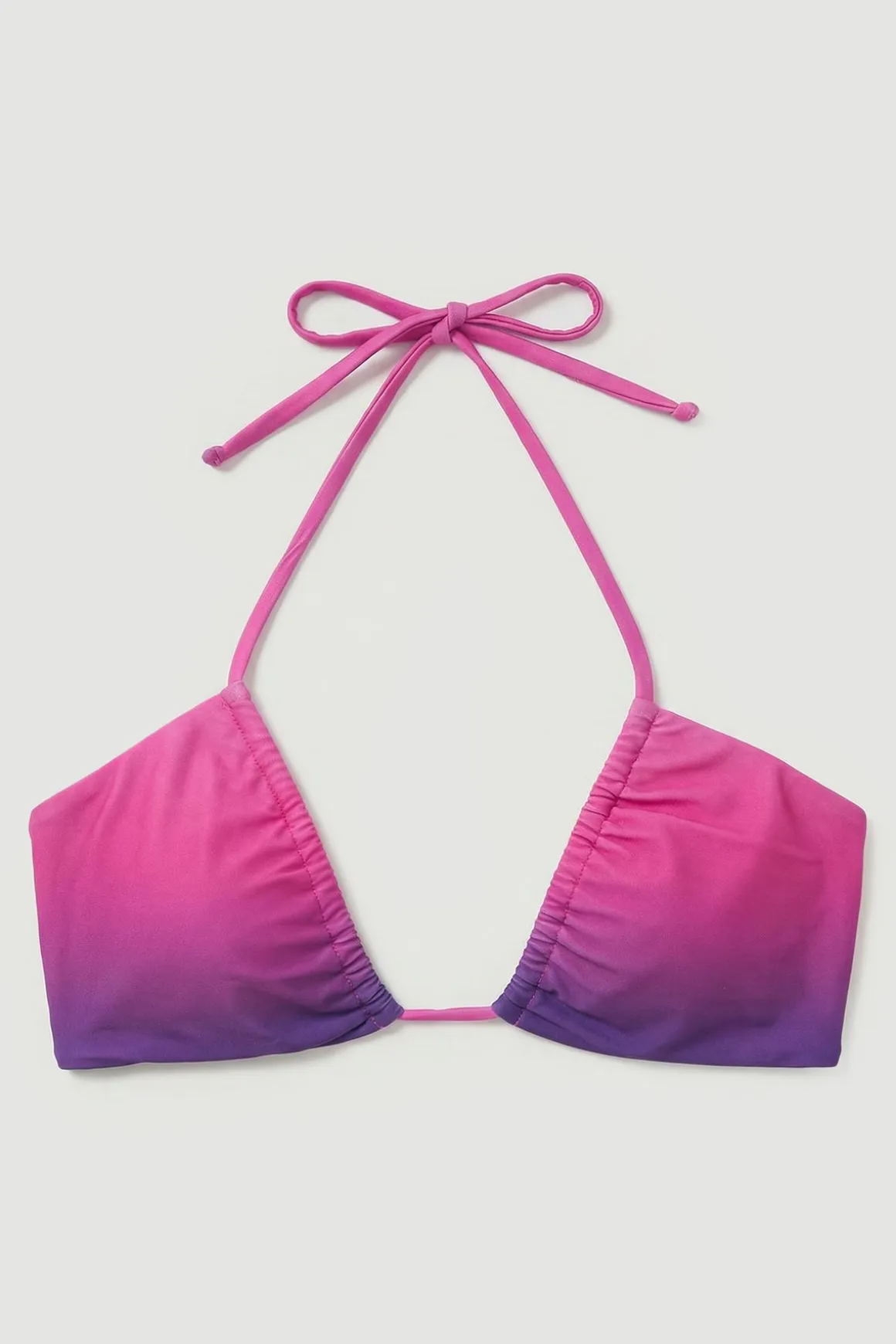 Haut De Bikini Ombré À Liens Latéraux