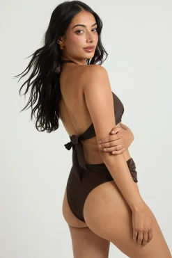 Haut De Bikini Plongeant Dos-nu