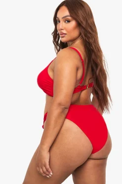 Haut de bikini Plus rembourré avec détails de nœud à l'avant