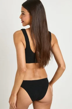 Haut De Bikini Premium Taille Unique À Effet Froissé Avec Détail Torsadé Devant