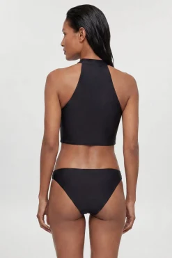 Haut De Bikini Racer À Fermeture Éclair