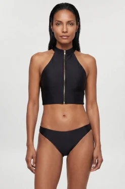 Haut De Bikini Racer À Fermeture Éclair