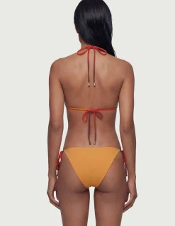 Haut de Bikini Réversible avec Détail de Perles