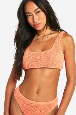 Haut de bikini scoop crinkle premium