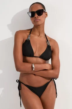 KarenMillen Haut De Bikini Triangle Avec Détail Métallique<Femme Maillots De Bain|Tenues De Plage