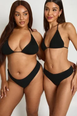 boohoo Haut De Bikini Triangle Premium Froissé Taille Unique<Femme Maillots De Bain|Tenues De Plage