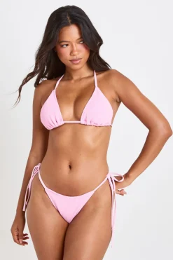 boohoo Haut De Bikini Triangle Texturé<Femme Maillots De Bain|Tenues De Plage