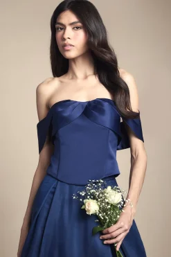 Coast Haut De Demoiselle D'honneur En Satin Premium<Femme Satin Et Dentelle|Tops