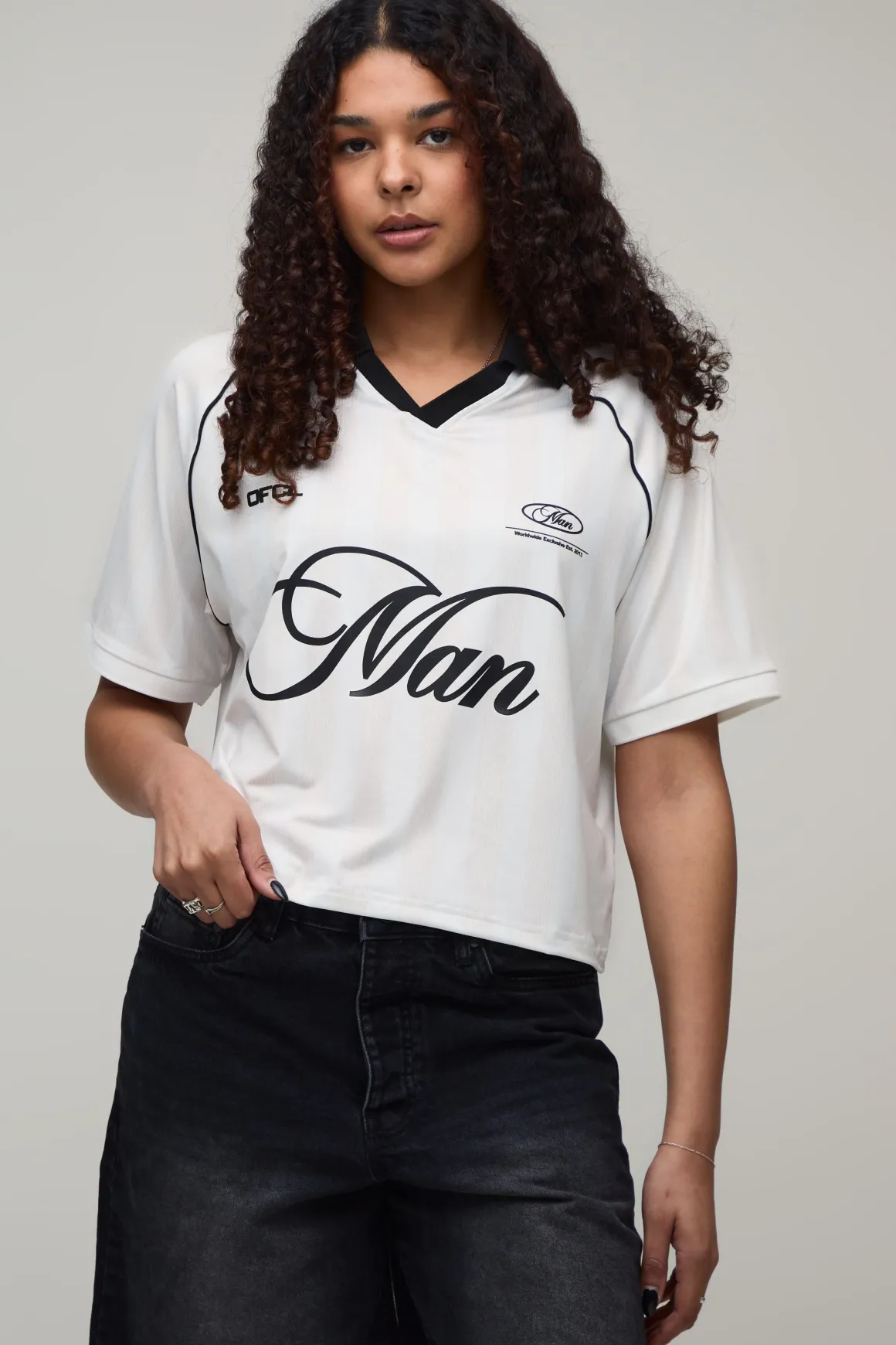 Haut De Football Court Imprimé Homme