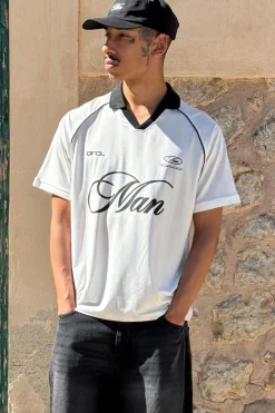 boohooMAN Haut De Football Imprimé Coupe Regular Homme<Homme T-Shirts