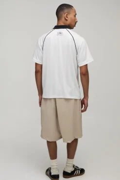 boohooMAN Haut De Football Imprimé Coupe Regular Homme<Homme T-Shirts