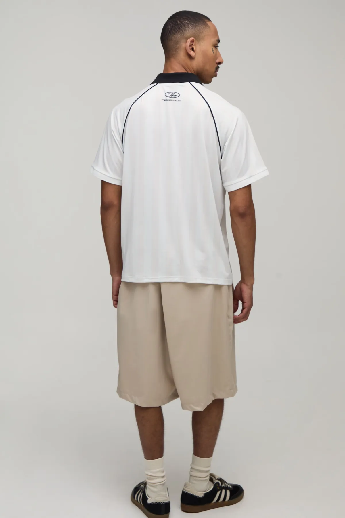 boohooMAN Haut De Football Imprimé Coupe Regular Homme<Homme T-Shirts
