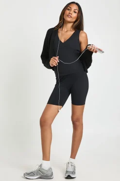 Haut De Maternité Longue Coupe Supersoft Sculptant À Col En V