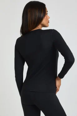 boohoo Haut De Maternité À Manches Longues Supersoft Sculptant<Femme Athleisure|Vêtements De Sport