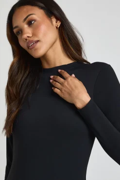 boohoo Haut De Maternité À Manches Longues Supersoft Sculptant<Femme Athleisure|Vêtements De Sport