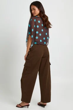 boohoo Haut De Plage Cape En Mesh À Pois<Femme Pois|Tenues De Plage