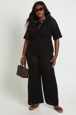 boohoo Haut De Plage Grande Taille En Maille À Col En V<Femme Tenues De Plage