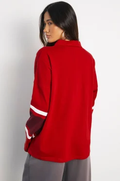 Haut De Rugby Oversize Graphique Beverly Hills