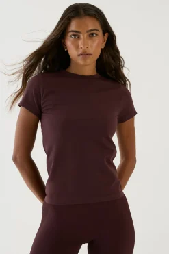 DSGN Studio Haut De Sport À Manches Courtes Ajusté Ultra Contour Sans Couture<Femme Vêtements De Sport|Dsgn Studio