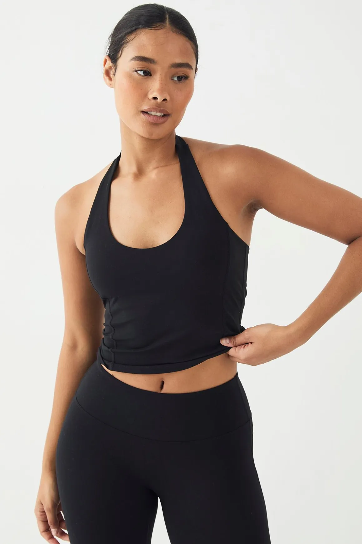 Haut de Sport DSGN Studio Ultra Sculpt à Détails de Coutures et Col Licou Rembourré