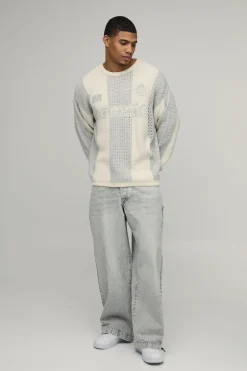Haut de Sport en Maille Tricotée Oversize