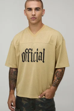 Haut De Sport Oversized Col En V Officiel Coupe Boxy