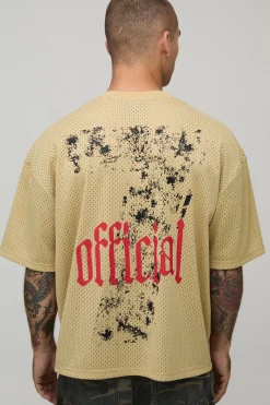 Haut De Sport Oversized Col En V Officiel Coupe Boxy