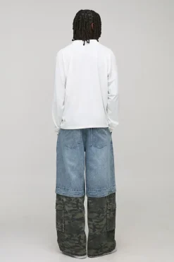 Haut de sport pour homme surdimensionné, coupe boxy en maille, col à lacets, manches longues, style script