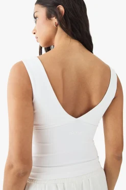 DSGN Studio Haut de Sport Sans Manches Sculptant à Devant Croisé Ultra Sculpt<Femme Vêtements De Sport|Dsgn Studio