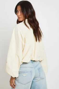 Haut De Survêtement Zippé À Col En Nylon