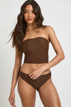 Haut De Tankini Bikini Et Bas De Bikini Taille Haute Échancrée