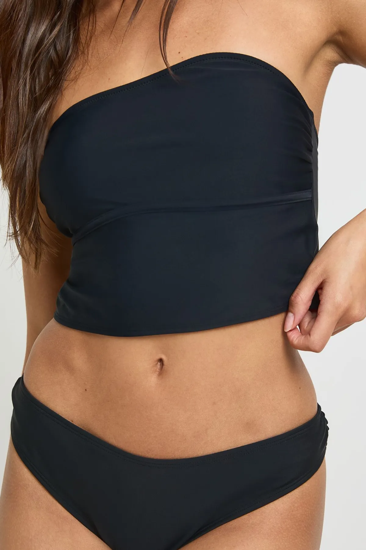 boohoo Haut De Tankini Bikini Et Bas De Bikini Taille Haute Échancrée<Femme Maillots De Bain