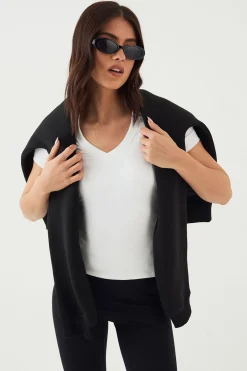 DSGN Studio Haut Ultra Sculpt à Col V et Manches Courtes<Femme Vêtements De Sport|Dsgn Studio