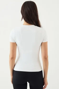 DSGN Studio Haut Ultra Sculpt à Col V et Manches Courtes<Femme Vêtements De Sport|Dsgn Studio