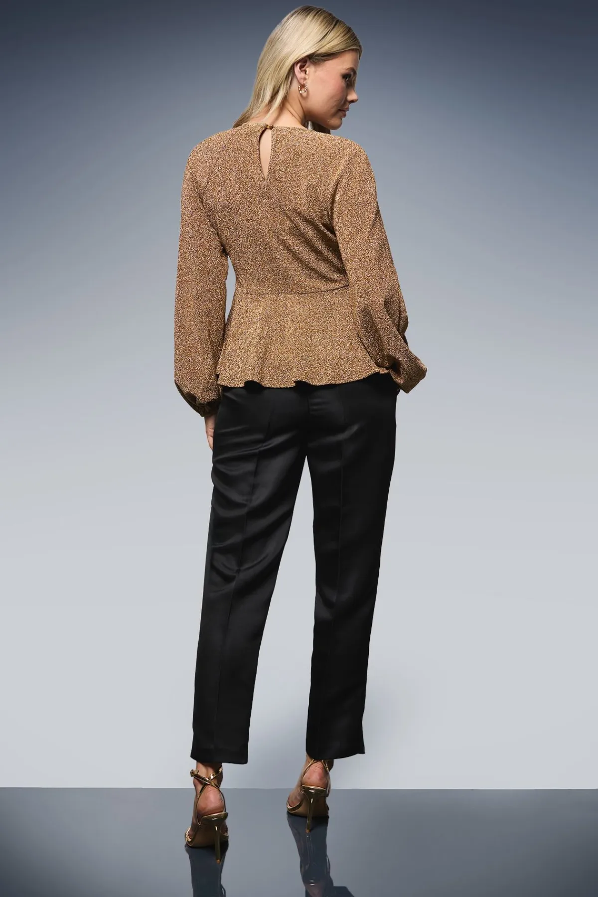 Dorothy Perkins Haut en Jersey Pailleté DP Luxe à Encolure Froncée<Femme Tops D’Automne|Tops