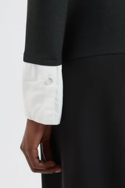 KarenMillen Haut En Maille Bandage Ajusté Avec Col Orné De Bijoux<Femme Pulls Et Gilets|Toutes Les Mailles