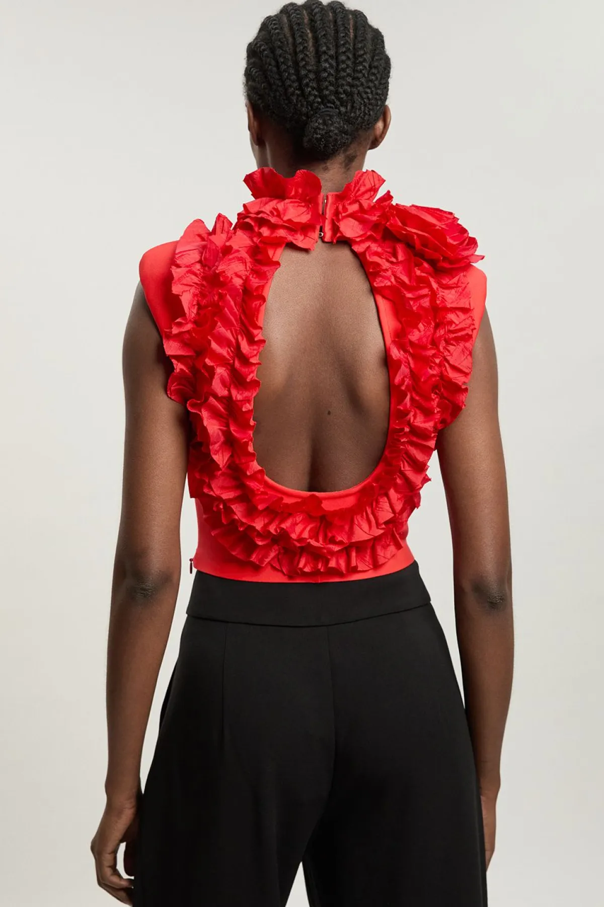 KarenMillen Haut En Maille Bandage Avec Détail Rosace Tissée<Femme Pulls Et Gilets|Toutes Les Mailles