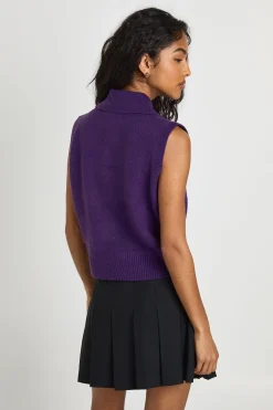 Haut en maille douce avec détail de col