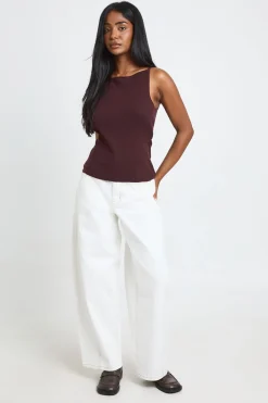 boohoo Haut En Maille À Détail De Bretelles<Femme Pulls Et Gilets|Toutes Les Mailles