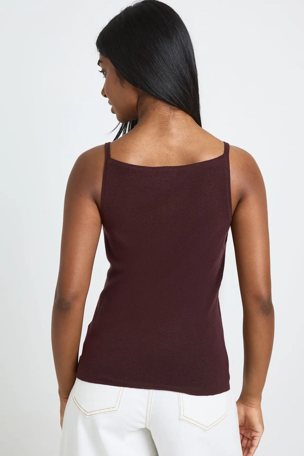 boohoo Haut En Maille À Détail De Bretelles<Femme Pulls Et Gilets|Toutes Les Mailles