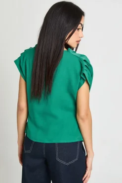boohoo Haut En Mousseline À Col Bénitier Haut<Femme Tops