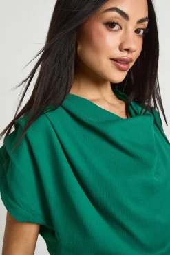 boohoo Haut En Mousseline À Col Bénitier Haut<Femme Tops