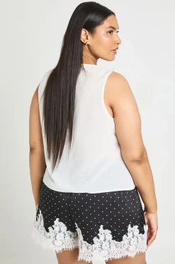 Haut Fluide Grande Taille En Satin À Décolleté Plongeant Cache-cœur