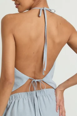 Haut Foulard À Encolure Américaine