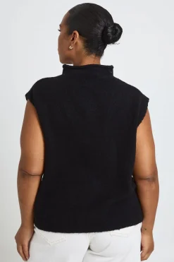 boohoo Haut Grande Taille En Maille Douce À Col Montant<Femme Pulls Et Gilets|Toutes Les Mailles