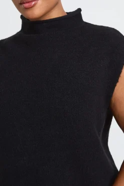 boohoo Haut Grande Taille En Maille Douce À Col Montant<Femme Pulls Et Gilets|Toutes Les Mailles