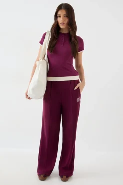 DSGN Studio Haut à Manches Courtes avec Détails de Boutons Contrastants<Femme Dsgn Studio|Tops