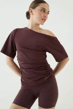 Haut À Manches Courtes Dsgn Studio Épaules Dénudées Avec Taille Cintrée